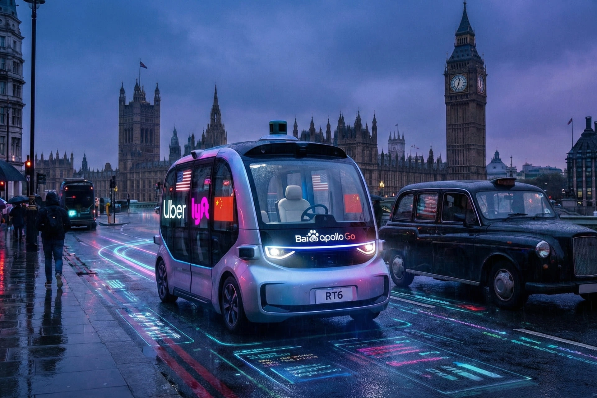 Robotaxi war hits the streets of London: Uber and Lyft team up with Baidu's Apollo Go to launch in 2026!